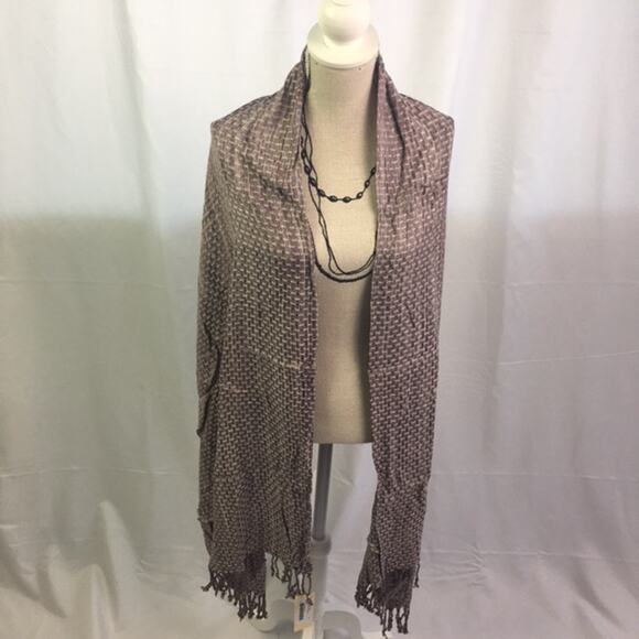 Collection XIIX Space Dye Basket Weave Pashmina - Picture 4 of 13